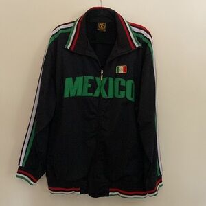 Mexico Track Jacket Soccer Futbol Jersey Coat Zip Up Sweater Oversized
